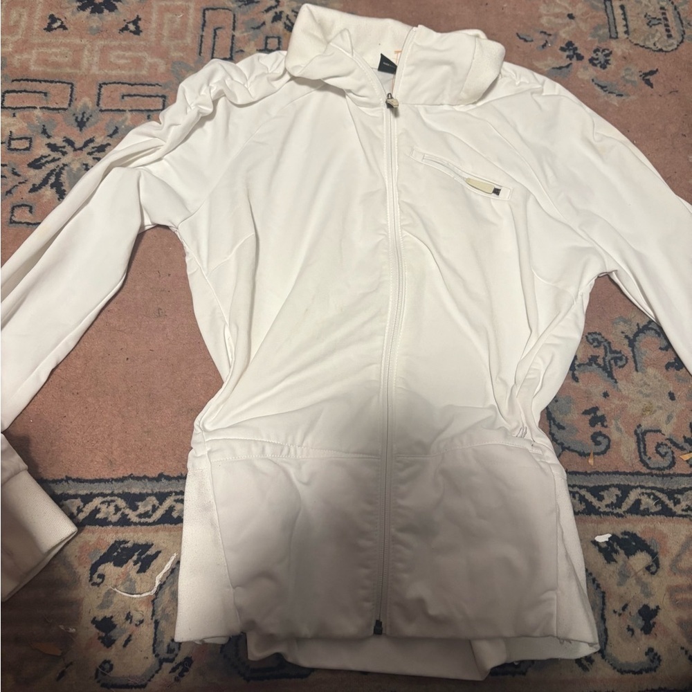 Spyder Women's White Zip-Up Jacket